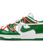 nike dunk low off white pine green