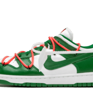 nike dunk low off white pine green