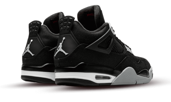 air jordan 4 black canvas