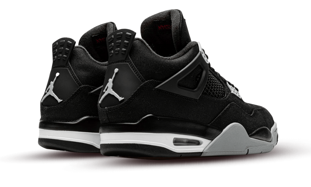 air jordan 4 black canvas