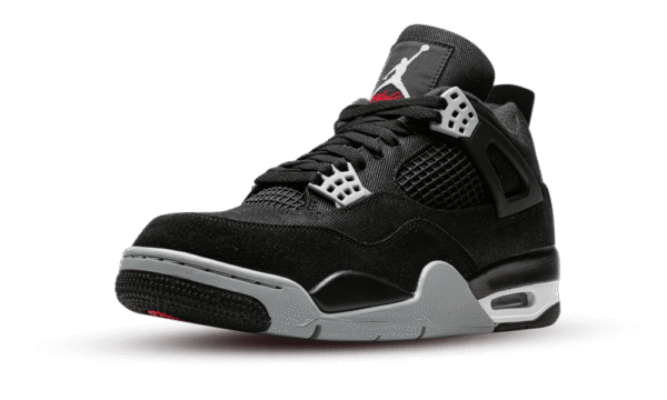 air jordan 4 black canvas
