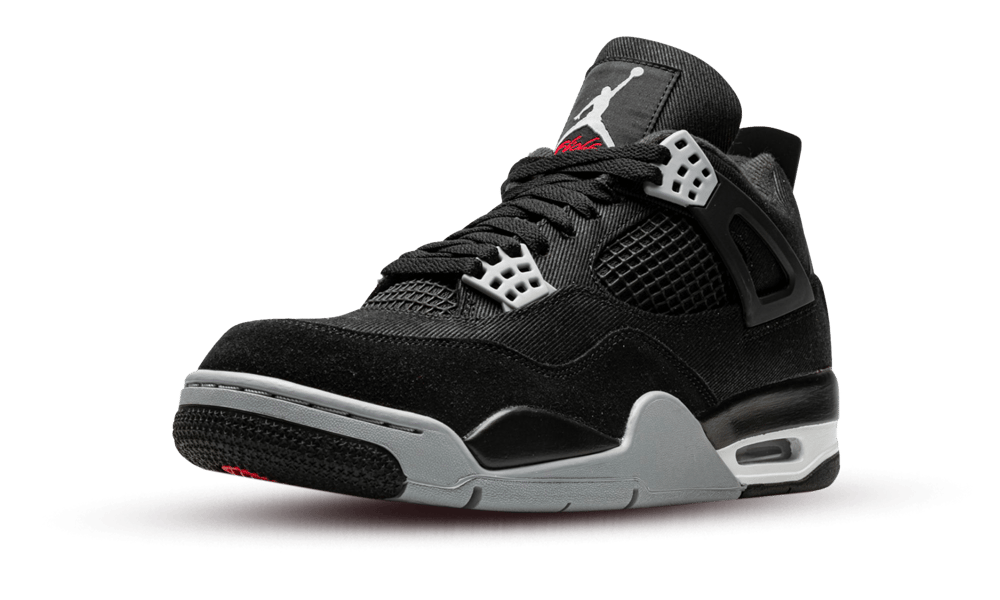 air jordan 4 black canvas