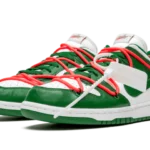 nike dunk low off white pine green