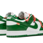 nike dunk low off white pine green
