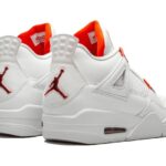 air jordan 4 metallic orange