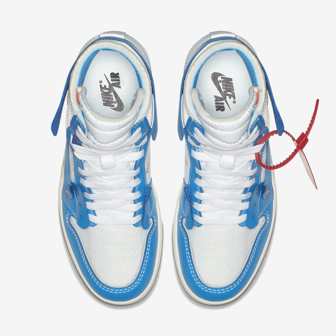 air jordan 1 retro high off white university blue