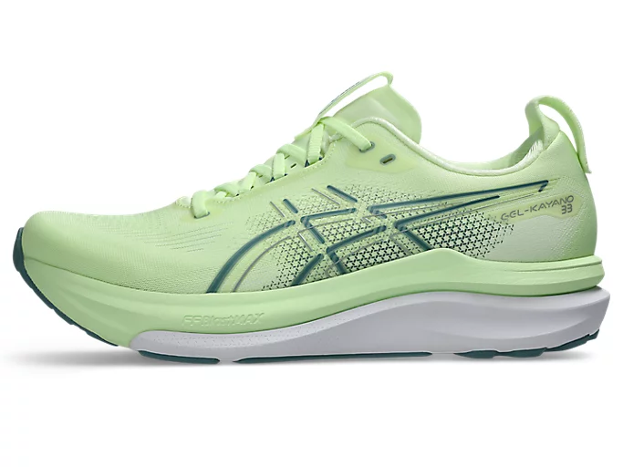 asics gel kayano 33 illuminate yellow white