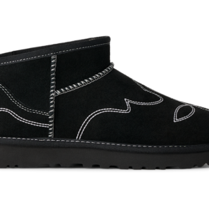 ugg classic ultra mini western black
